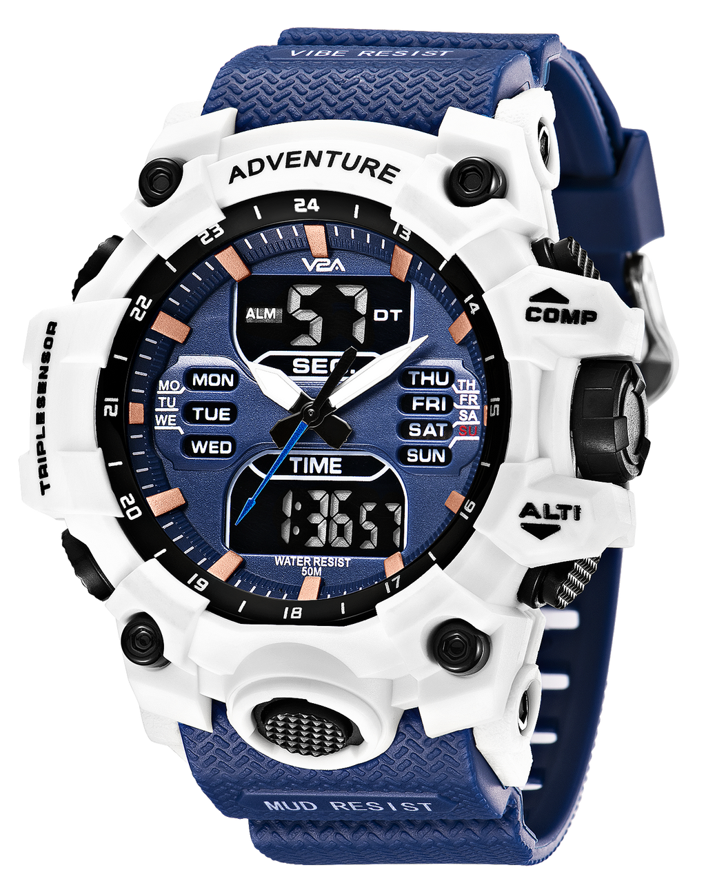 Big-Dial Sports Men's Watch