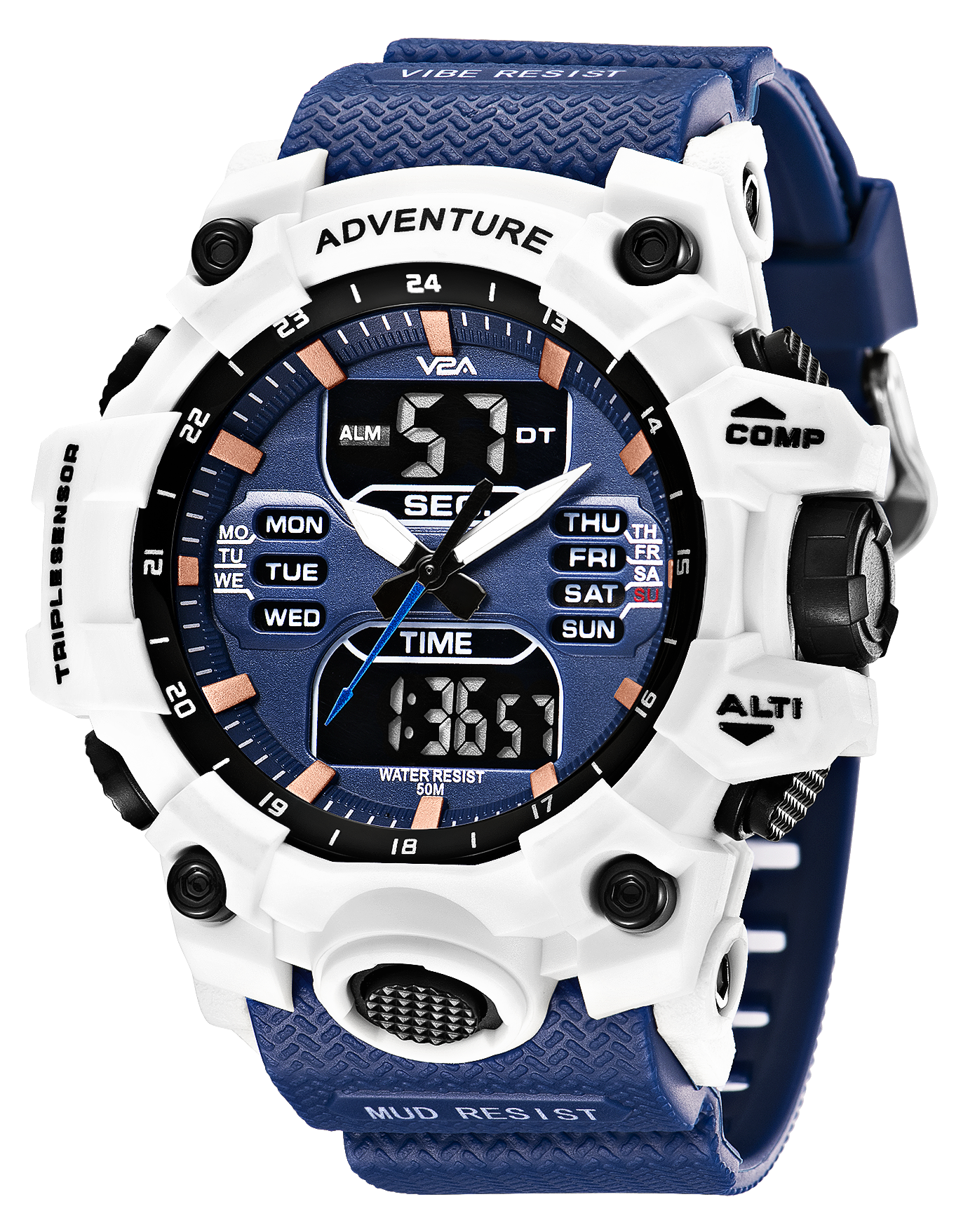 Big-Dial Sports Men's Watch