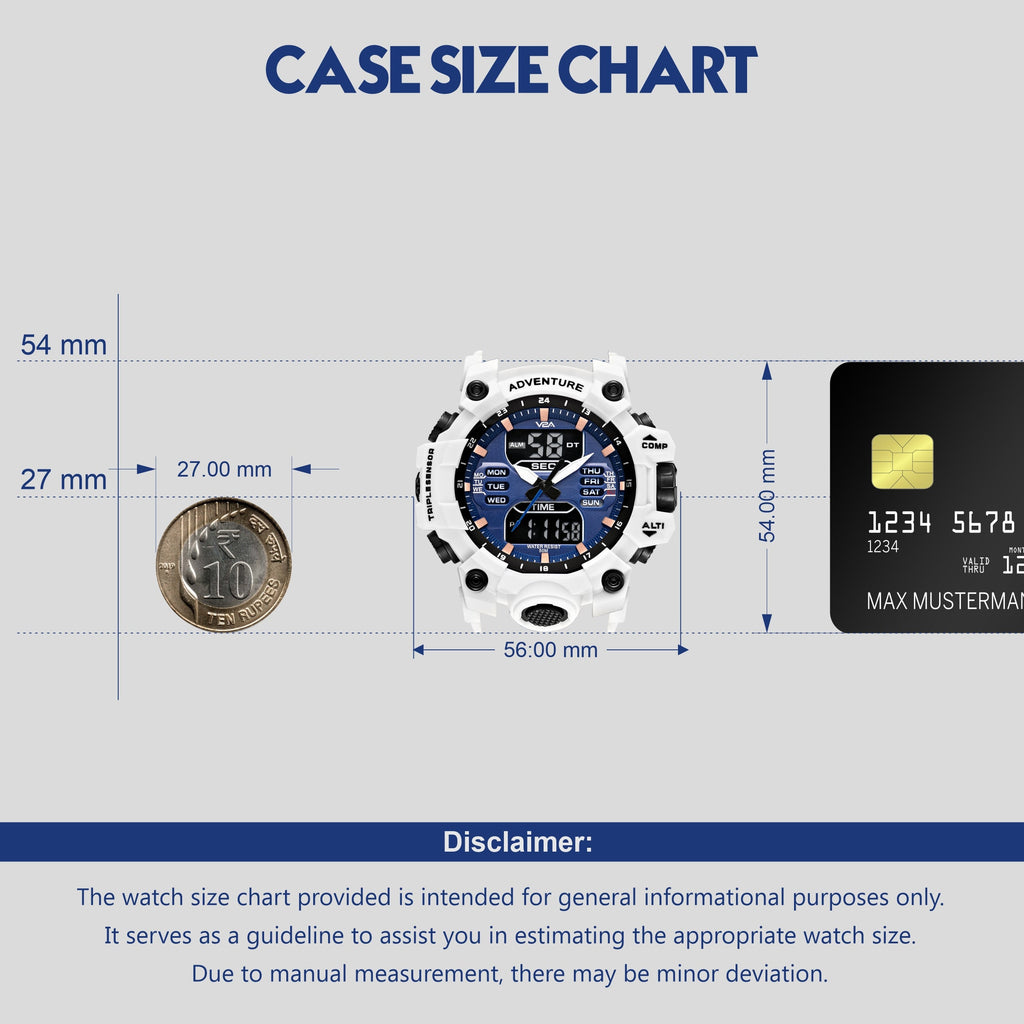 Big-Dial Sports Men's Watch