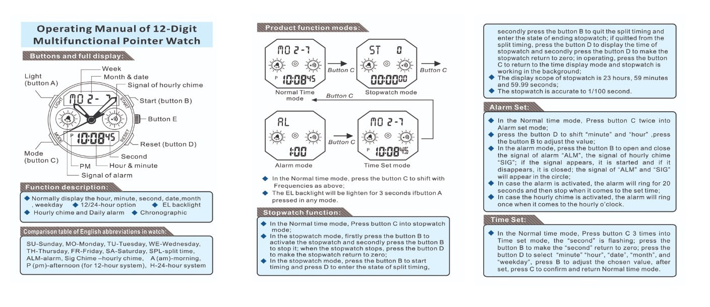 Sports Chronograph Men & Boys Watch