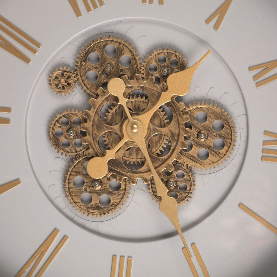 GearGo moving mechanism Luxury wall clock