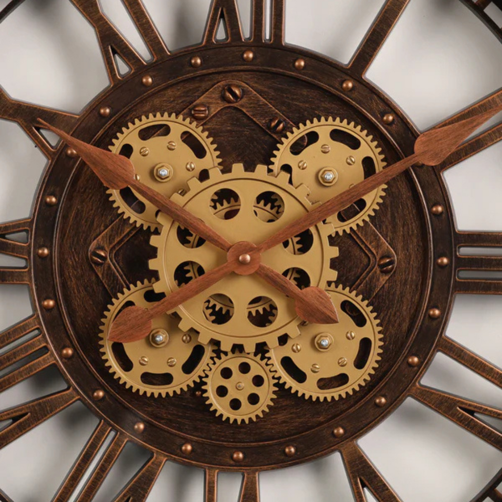 Gear-Train moving Mechanism luxury wall clock