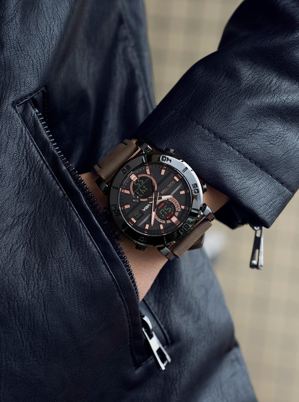 Alloy Case Fashion Watch for Men