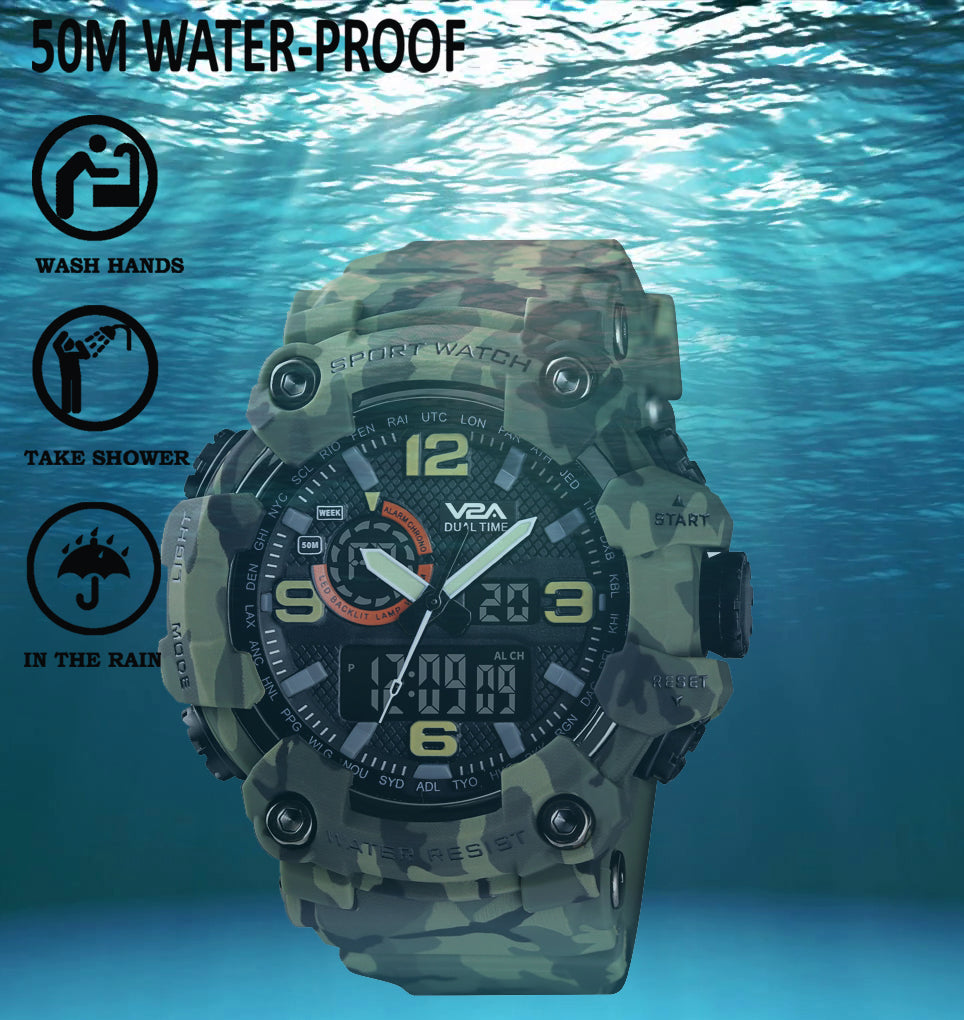 camouflage Army Sport Watches for Men