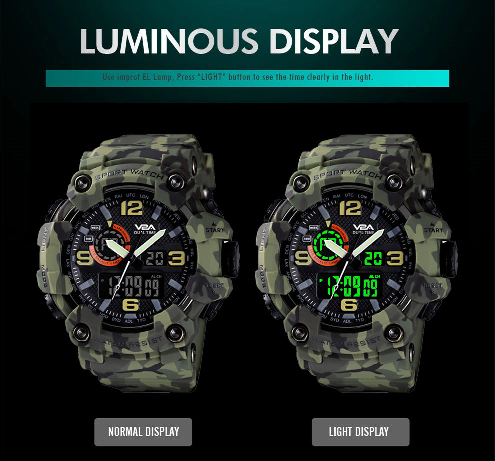 camouflage Army Sport Watches for Men