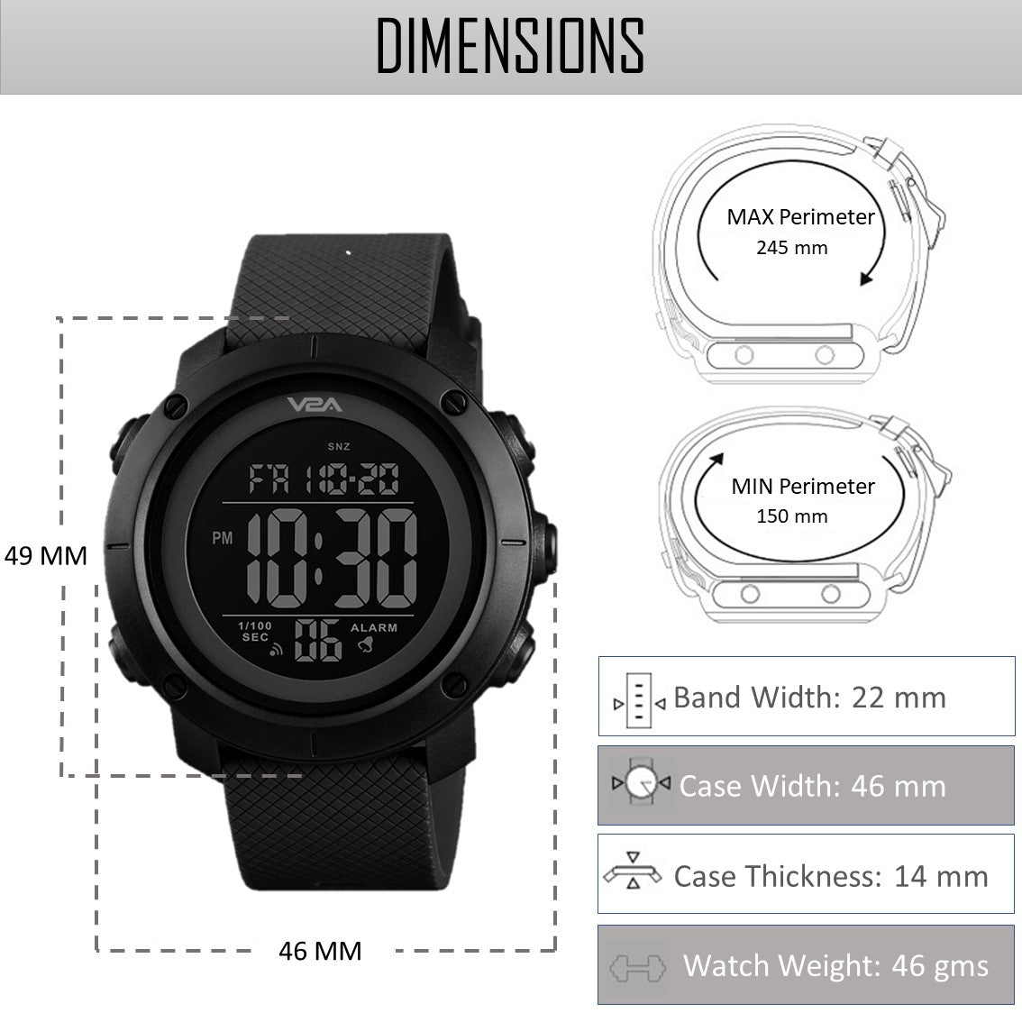 Digital Sports Watch For Men & Boys