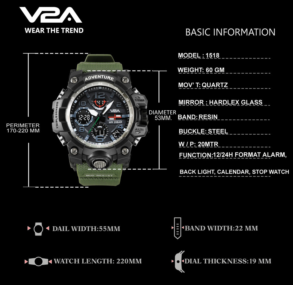 Military Chronograph Men's Sports Watch