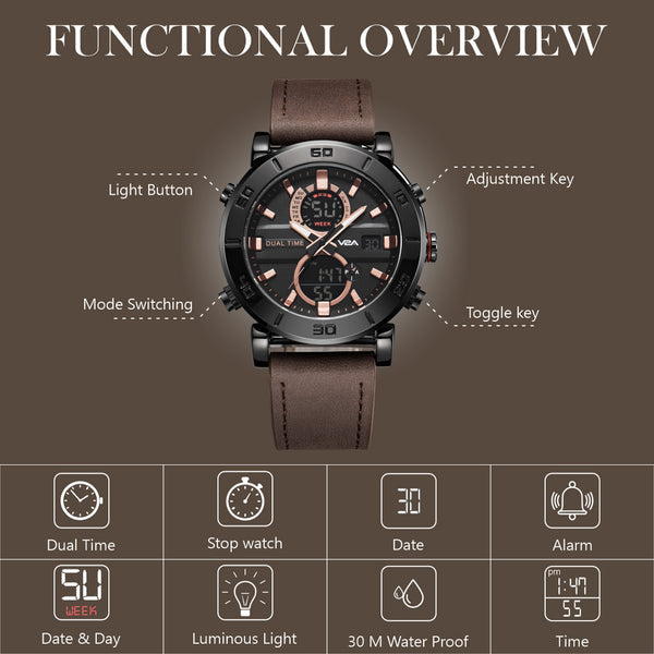 Alloy Case Fashion Watch for Men