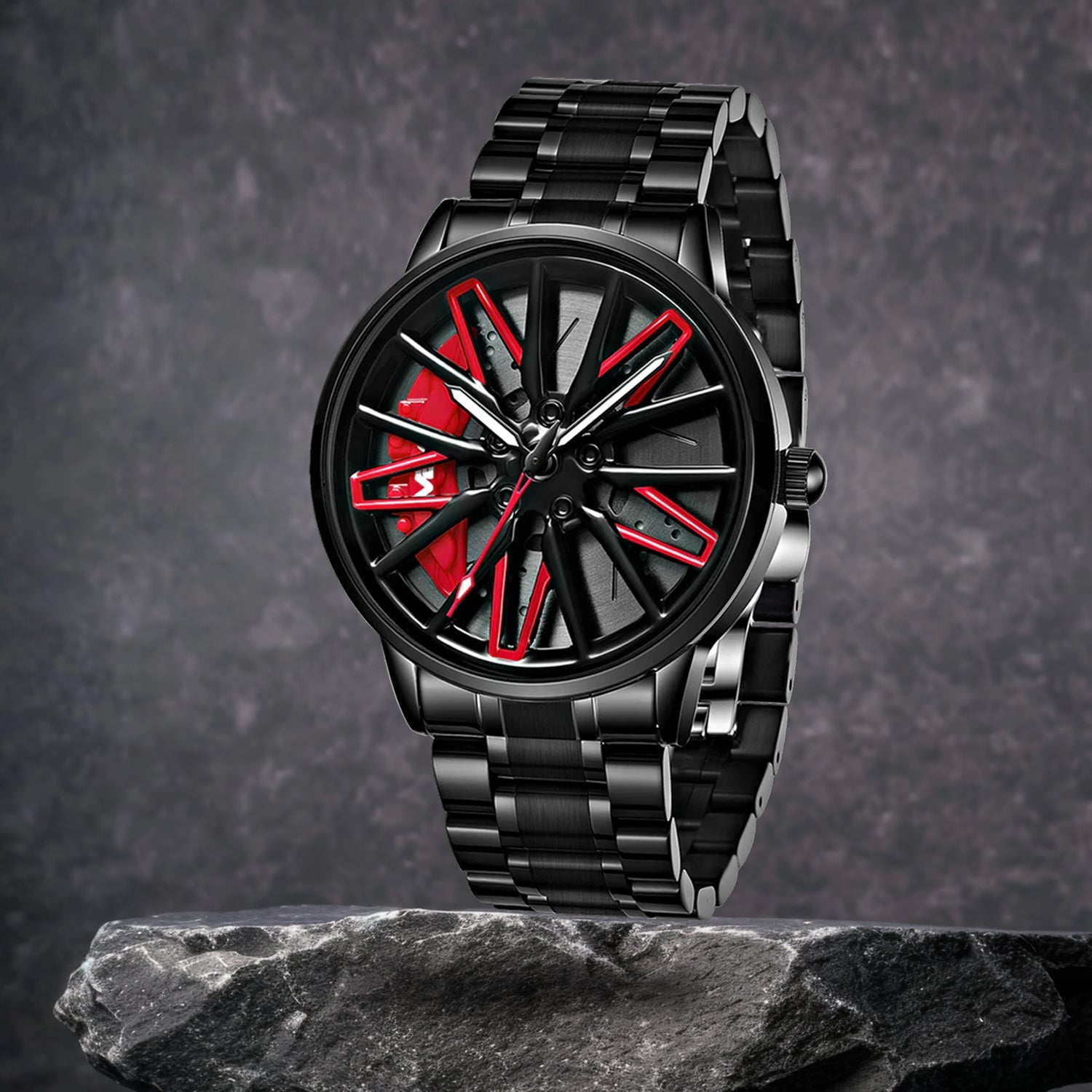 Vortex Series Wheel Rolling Men’s Watch