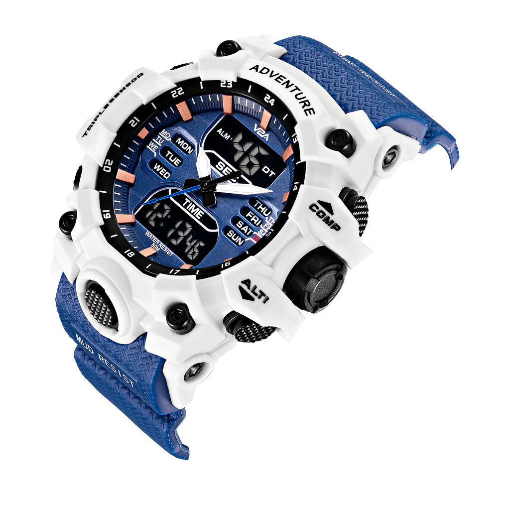 Big-Dial Sports Men's Watch