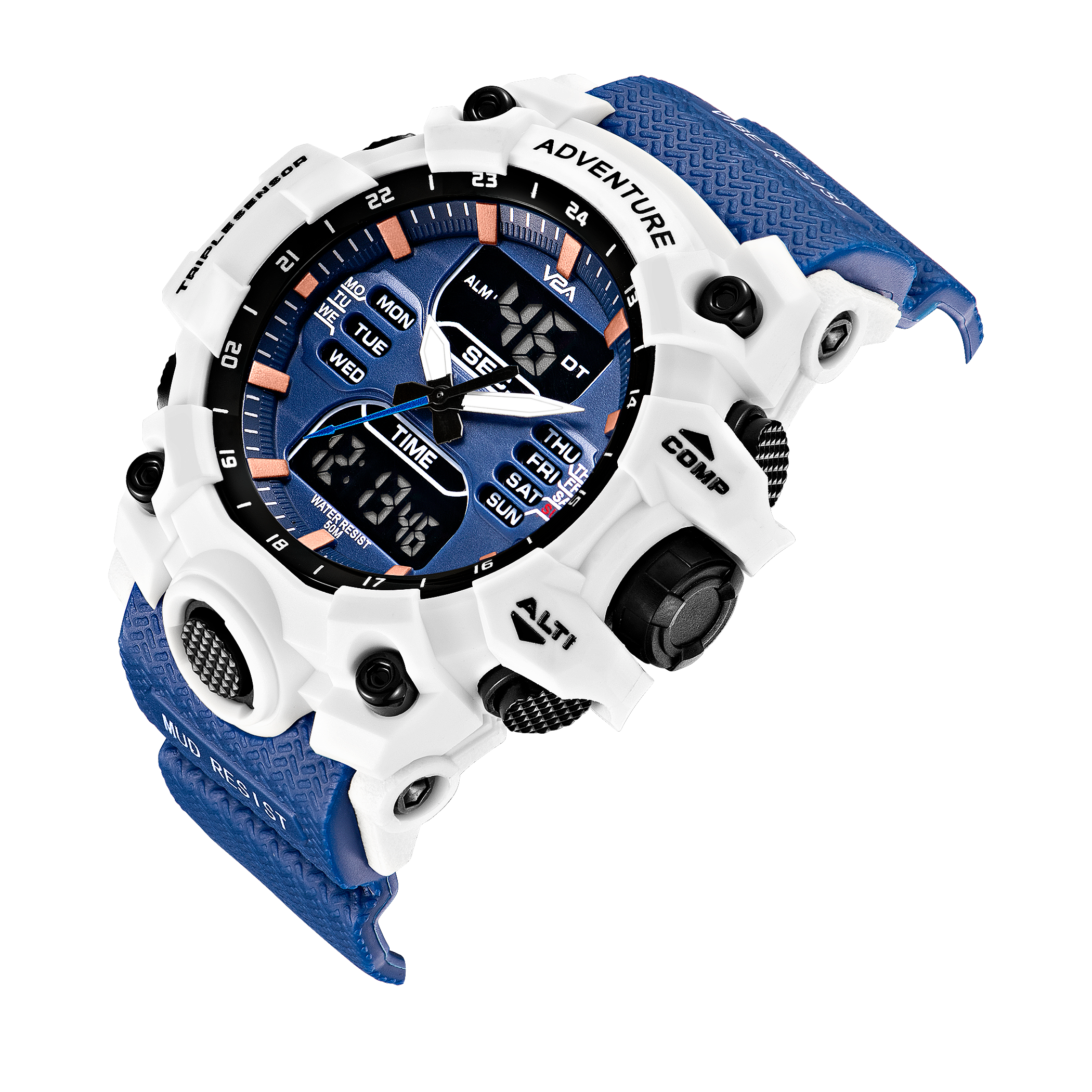 Big-Dial Sports Men's Watch