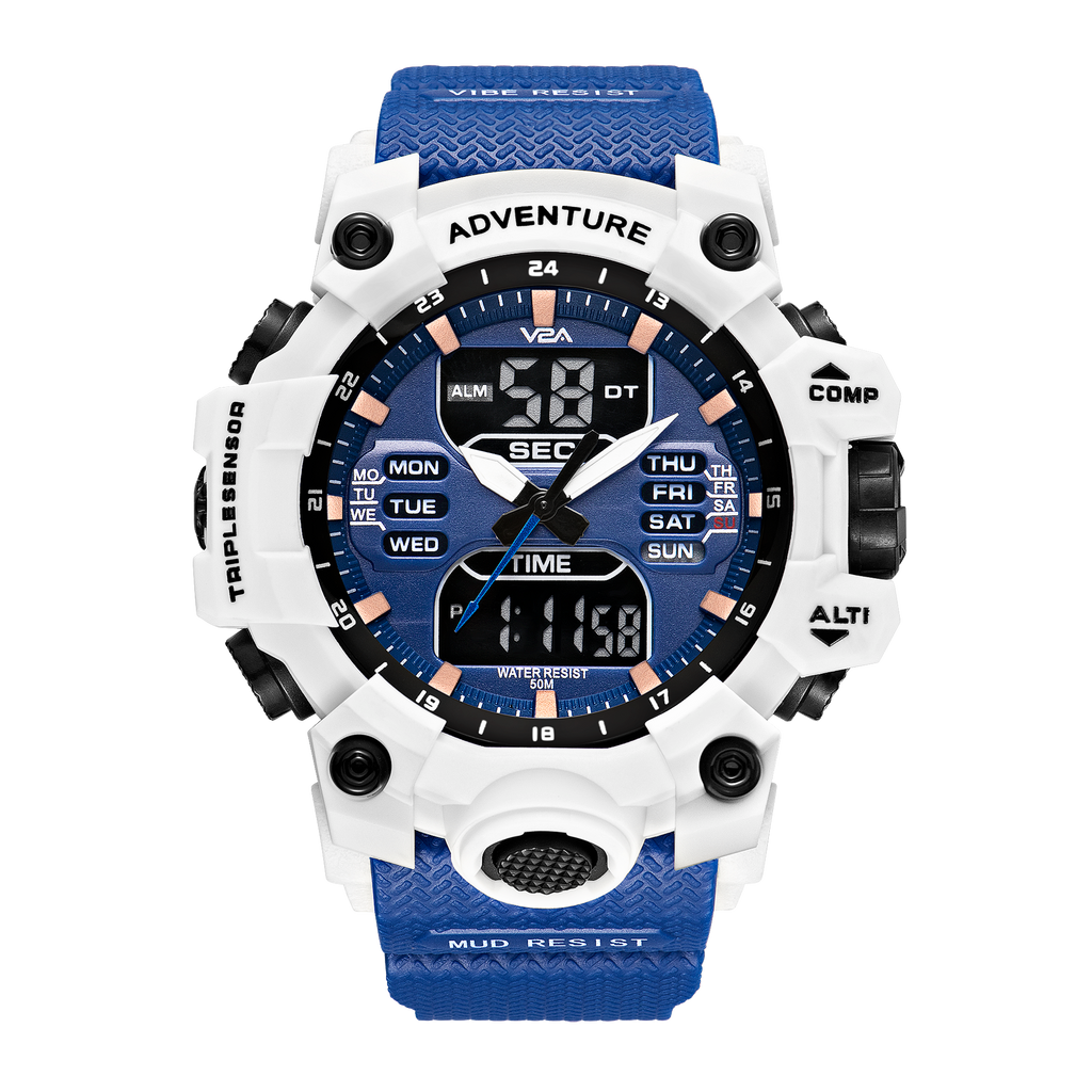 Big-Dial Sports Men's Watch