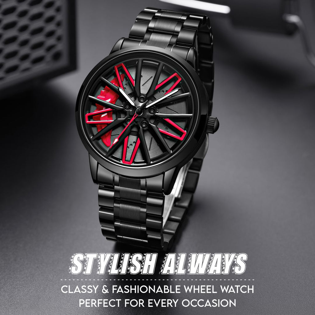 Vortex Series Wheel Rolling Men’s Watch