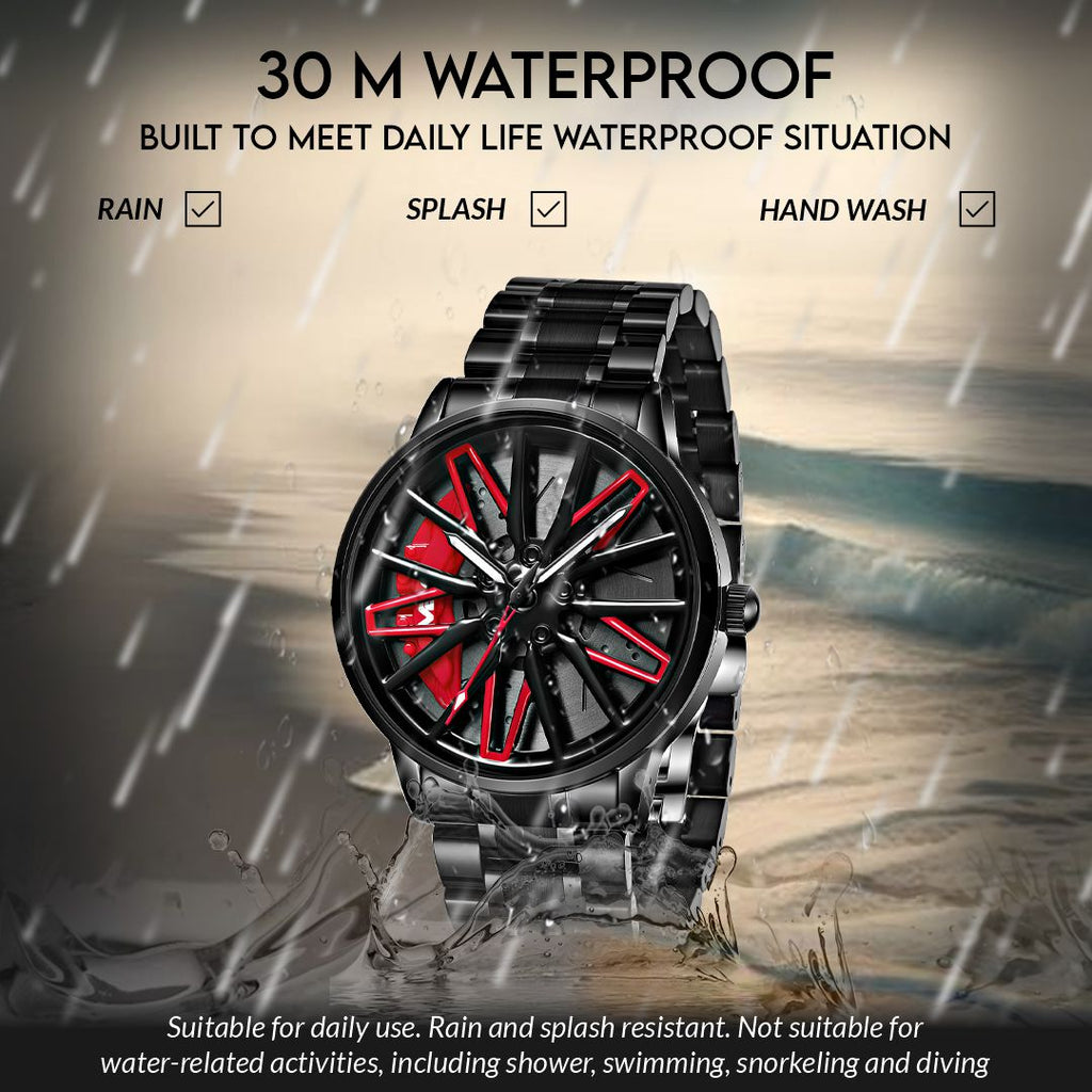 Vortex Series Wheel Rolling Men’s Watch