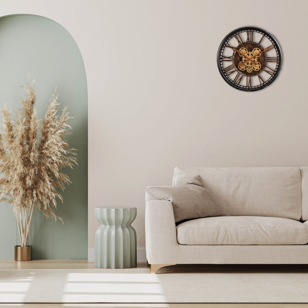 Gear-Train moving Mechanism luxury wall clock